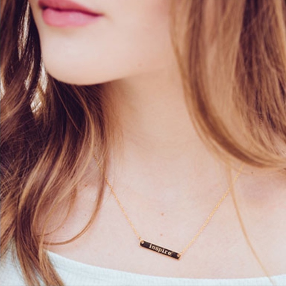 Jook and Nonna Tag Inspire Chain Necklace Gold Plated
